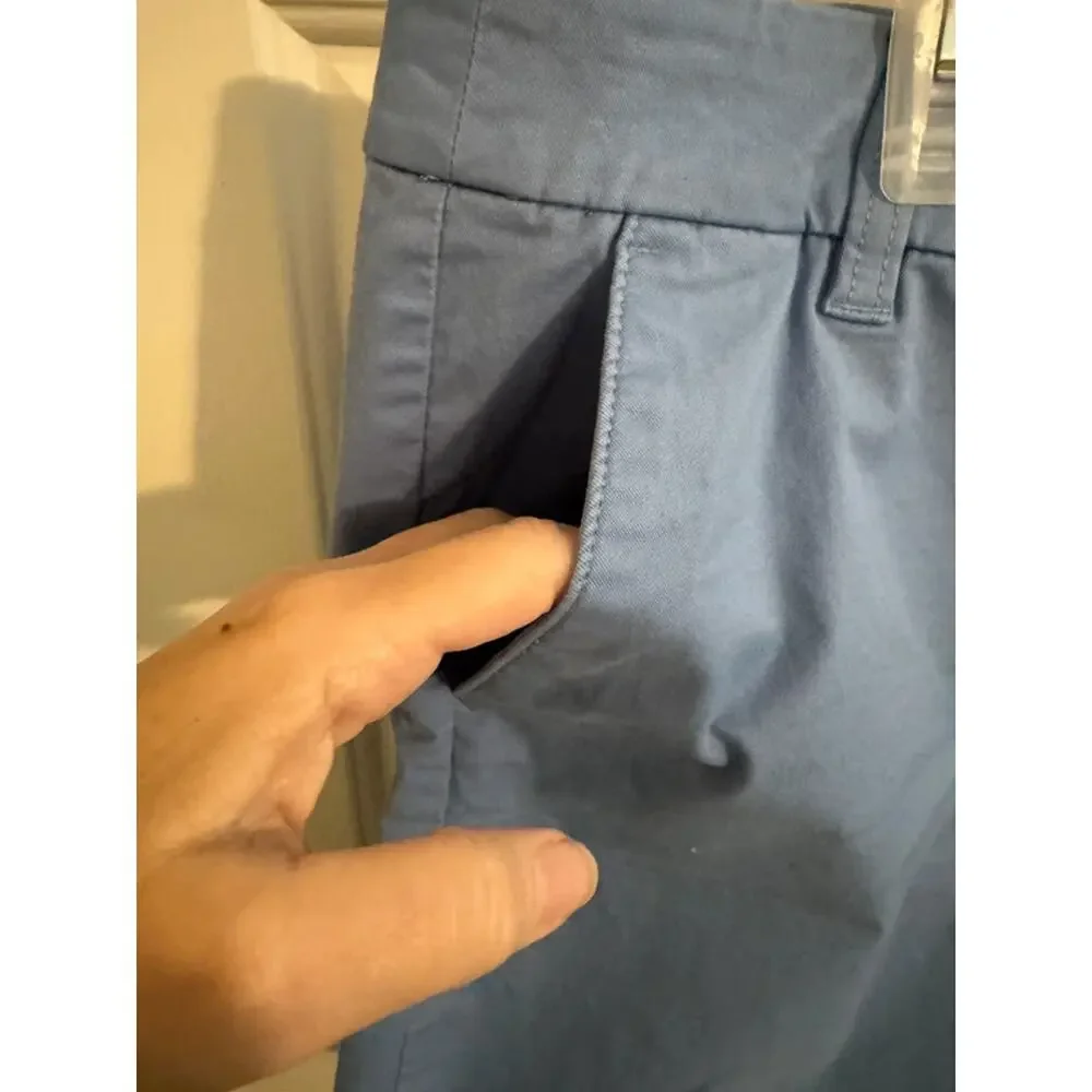J. Crew 9 inch Frankie Bermuda Chino Short Light Blue 16